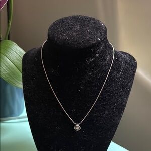 Brighton Silver Necklace with Crystal Accent